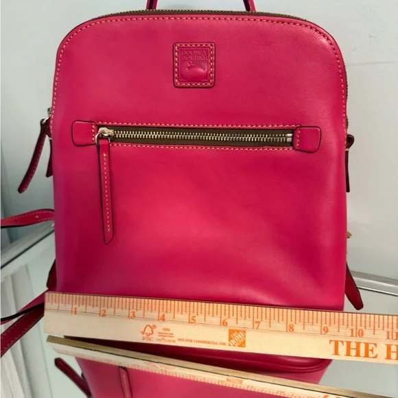 Dooney & Bourke Fuchsia Florentine Leather Small Backpack  display picture 1